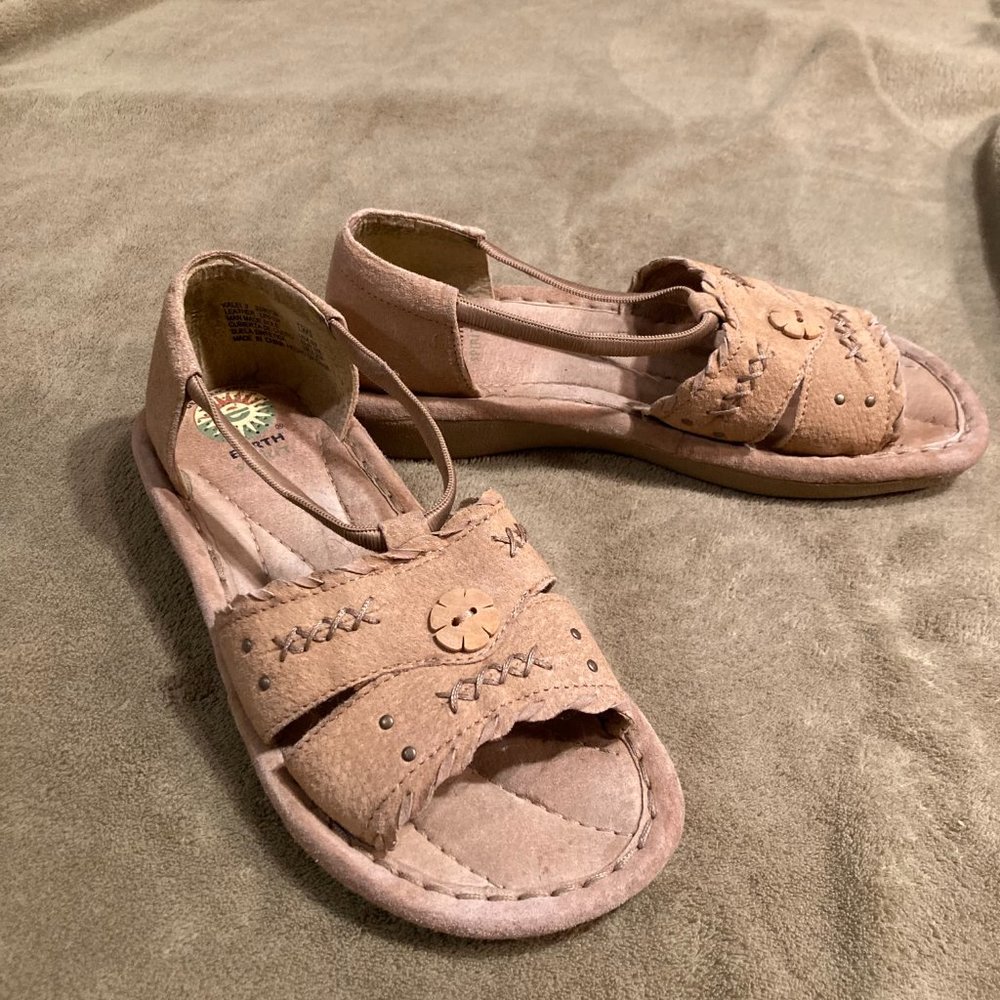 EUC Vintage Earth Spirit Kalei2 Leather Sandals Size 8.5W - Picture 2 of 13